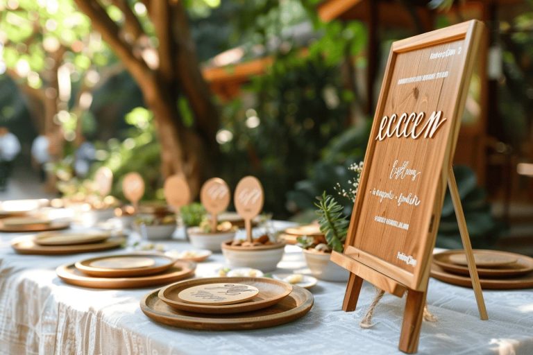 Transformez votre mariage en un souvenir inoubliable grâce aux accessoires en bois gravés