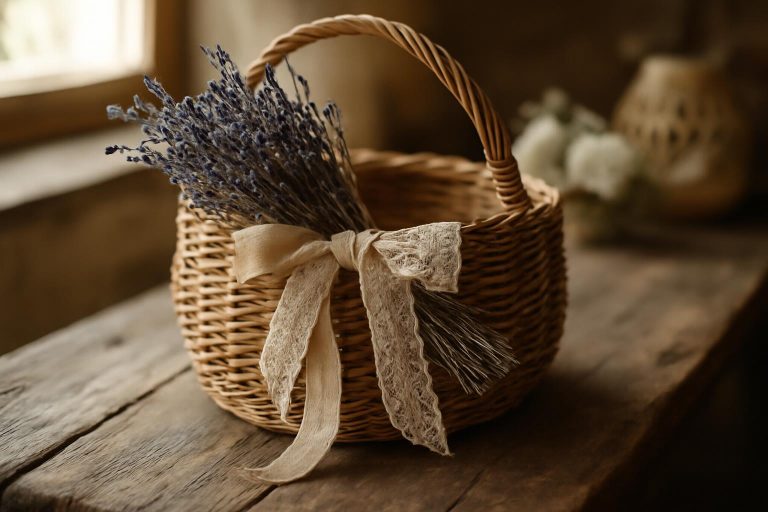 Personnaliser un panier en osier pour votre mariage : guide pratique pour une décoration unique