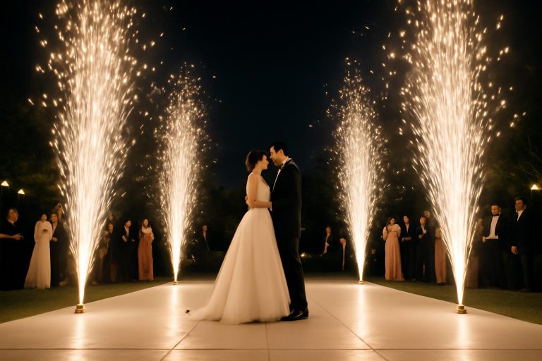 Guide pour réussir l&rsquo;installation des jets de scène lors de votre mariage