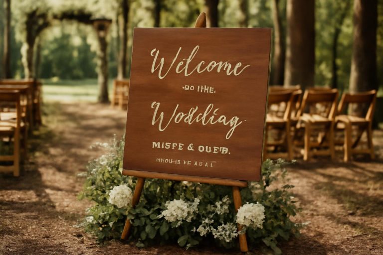 Ajoutez une touche personnelle à votre mariage grâce aux accessoires en bois gravés